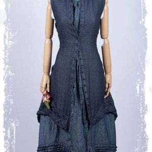 Ivey Abitz bespoke 2019 collection Grasmere vest, wool NWOT M